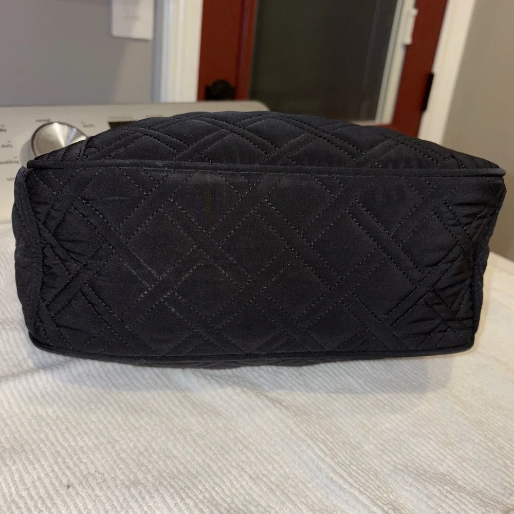 Vera Bradley Black Microfiber Crossbody Bag - Picture 5 of 8